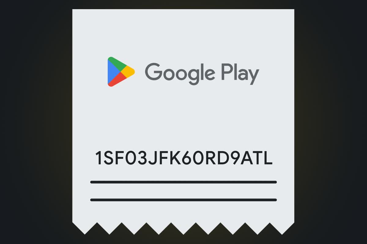 Official Google Play gift card artwork on a dark backdrop