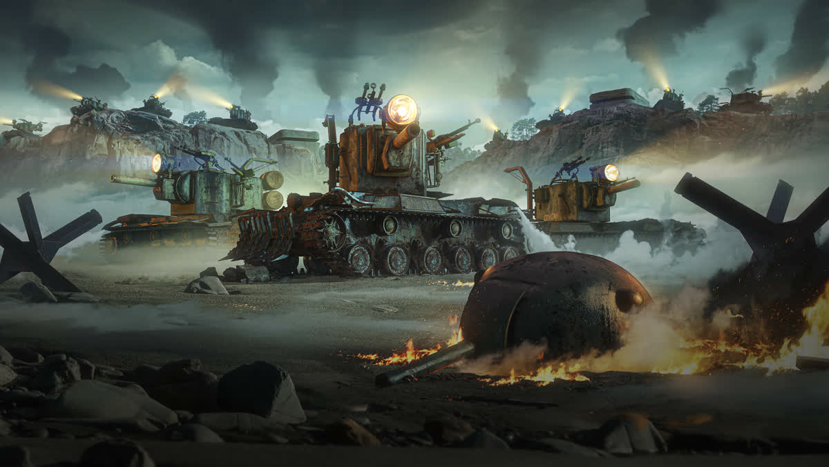Czołg Panther na oficjalnej grafice World of Tanks od Wargaming